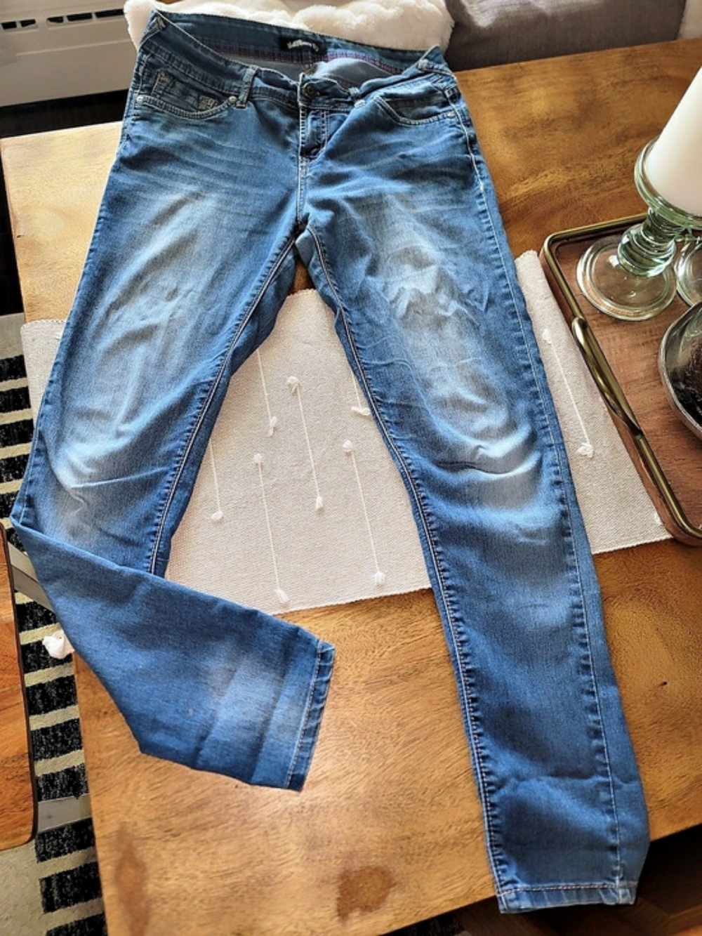 WallFlower Skinny Jeans in Blue Size 9
